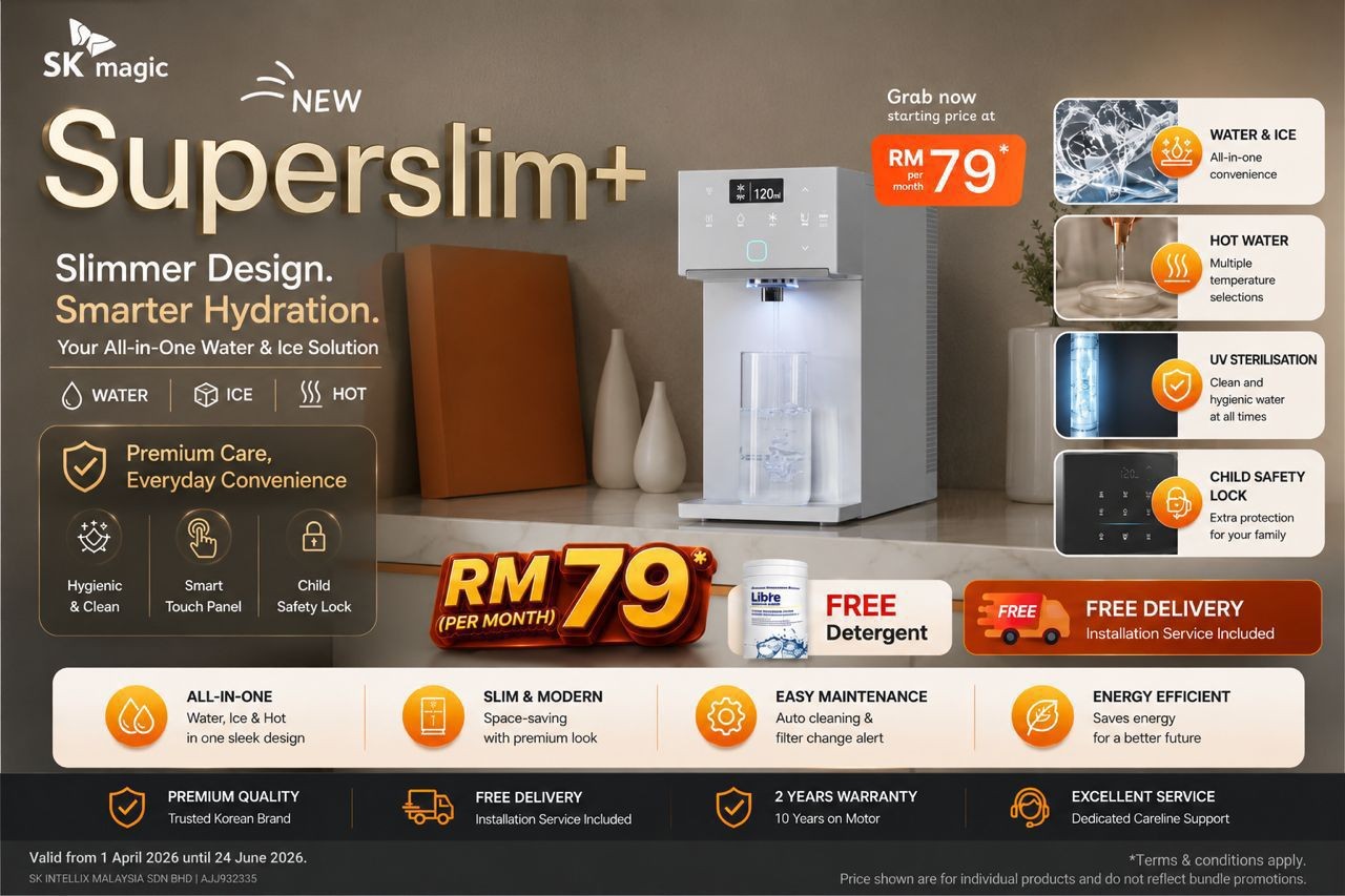 SK Magic Superslim+ water and ice solution promo RM79 sebulan