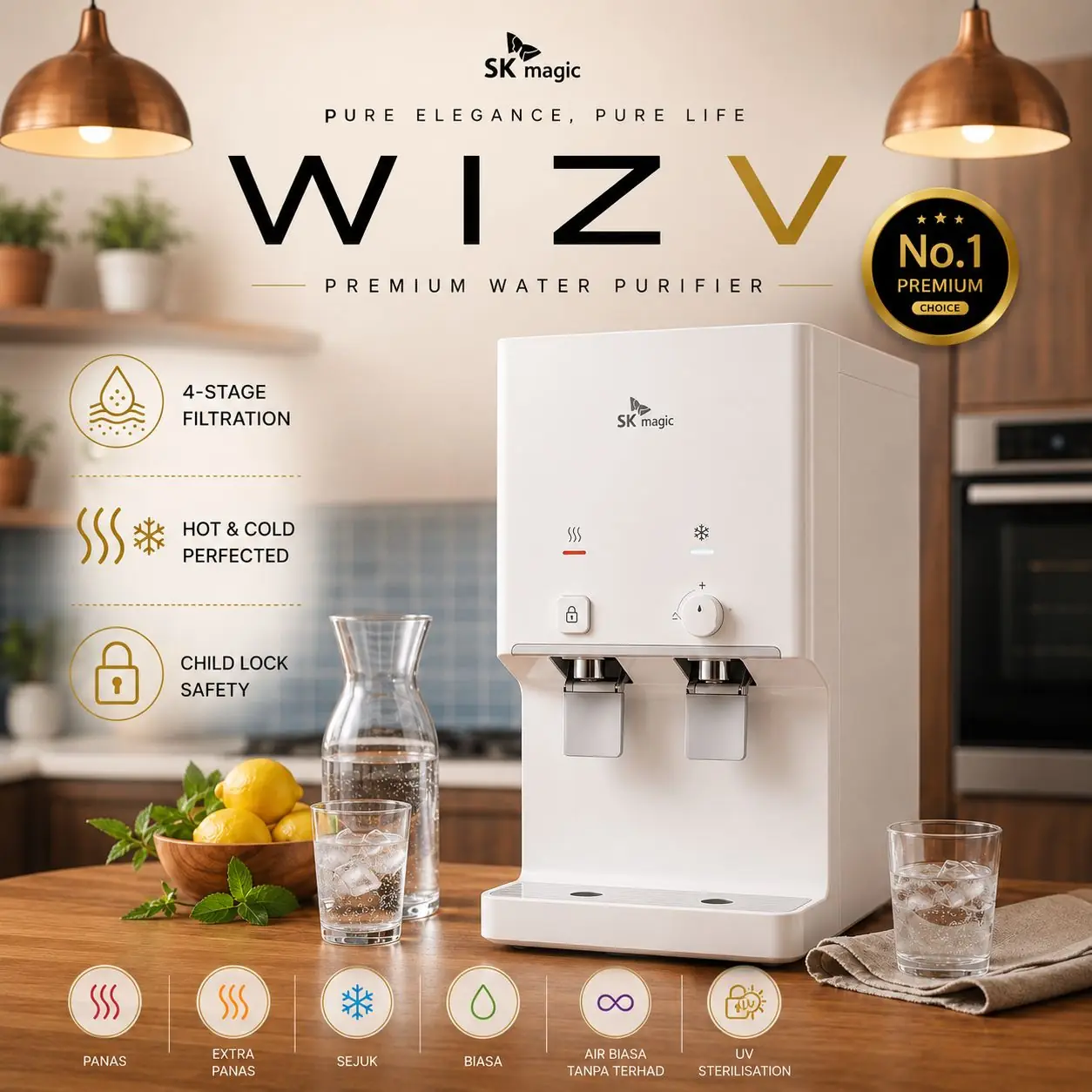 WIZ V SK Magic Water Purifier