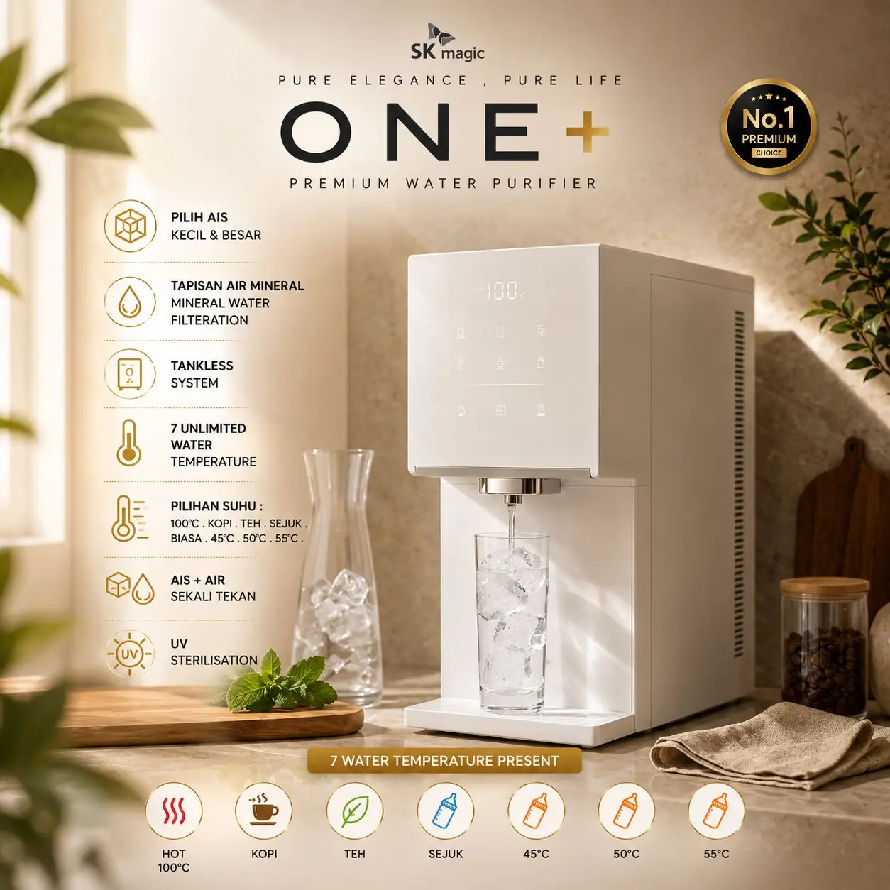 ONE+ SK Magic Water Purifier
