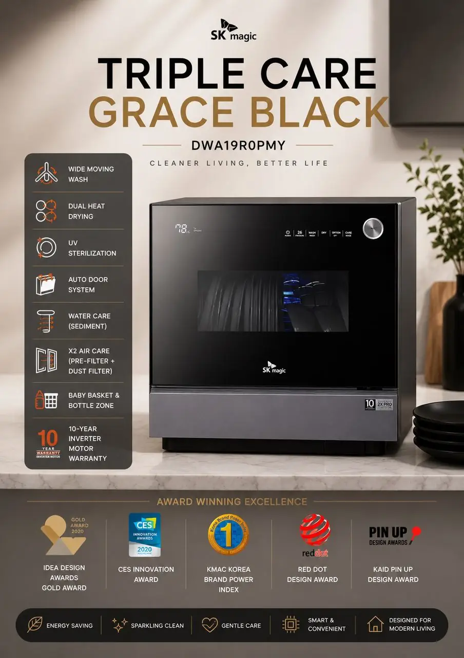GRACE BLACK Dishwasher